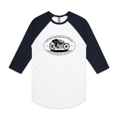 HMRAV logo Unisex Raglan Thumbnail