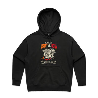 HMRAV Harley Vs. Indian Handshift Battle Hoodie - LADIES Thumbnail
